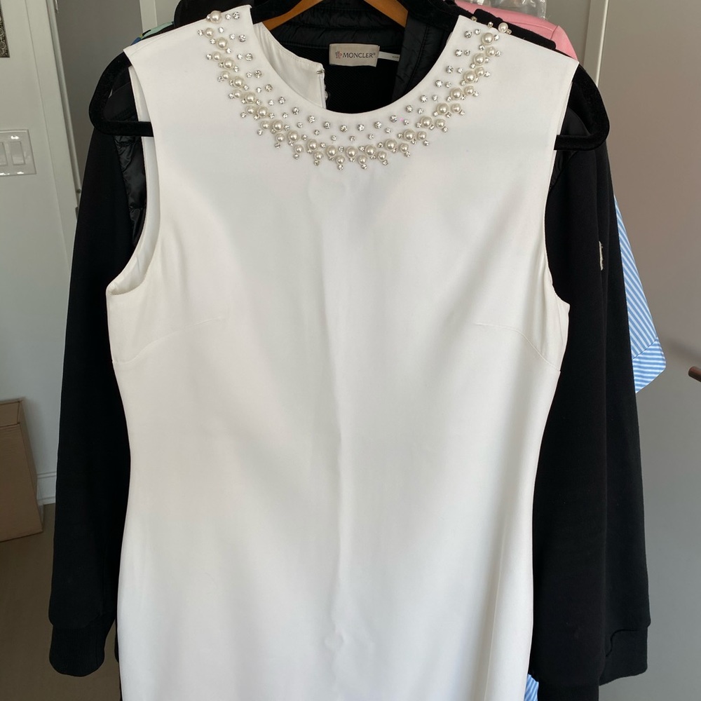 Givenchy Pearl and Rhinestone Detailed Dress